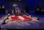 Место погребения мученика-лидера Ирана Аятоллы Сейеда Али Хаменеи в Мешхеде