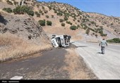 واژگونی نفتا در محور سنندج-سروآباد؛ رودخانه از یک فاجعه زیست‌محیطی گریخت