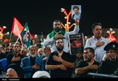 سومین شب مراسم بزرگداشت رهبر شهید انقلاب در حرم رضوی