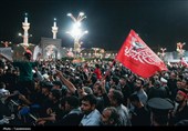 سومین شب مراسم بزرگداشت رهبر شهید انقلاب در حرم رضوی