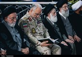 سومین شب مراسم بزرگداشت رهبر شهید انقلاب در حرم رضوی