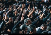 سومین شب مراسم بزرگداشت رهبر شهید انقلاب در حرم رضوی