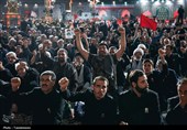 سومین شب مراسم بزرگداشت رهبر شهید انقلاب در حرم رضوی