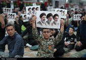 برگزاری مراسم بزرگداشت آیت‌الله شهید خامنه‌ای در کاشان