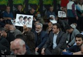 برگزاری مراسم بزرگداشت آیت‌الله شهید خامنه‌ای در کاشان