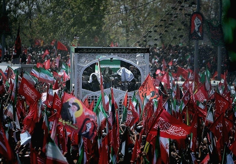 تشییع , تشییع رهبر شهید , تشییع امام شهید , تشییع آیت‌الله‌العظمی سید علی خامنه‌ای , شهید , 