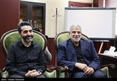 مجید قلی‌زاده مدیرعامل خبرگزاری تسنیم و احمد جان نثاری مدیر کل گروه اجتماعی خبرگزاری تسنیم