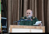 مراسم تکریم و معارفه فرمانده جدید ناحیه مقاومت بسیج کاشان برگزار شد