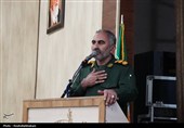 مراسم تکریم و معارفه فرمانده جدید ناحیه مقاومت بسیج کاشان برگزار شد