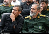 مراسم تکریم و معارفه فرمانده جدید ناحیه مقاومت بسیج کاشان برگزار شد
