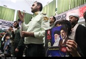 آیین بزرگداشت امام شهید ایران توسط فرماندهی انتظامی استان کرمان