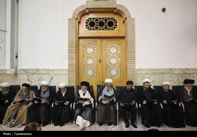 بزرگداشت رهبر شهید انقلاب از سوی آیتالله مکارم شیرازی برگزار شد+ عکس آیت الله مکارم شیرازی , رهبر انقلاب , شهید امام خامنه ای (ره) , حضرت معصومه (س) ,