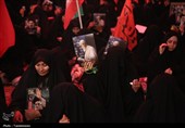عزاداری بانوان فاطمی در سوگ رهبر شهید