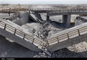 تصاویر هوایی از جنایت آمریکا‌ در حمله به پل‌های بندرخمیر