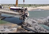 تصاویر هوایی از جنایت آمریکا‌ در حمله به پل‌های بندرخمیر