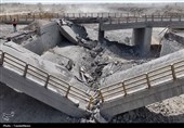تصاویر هوایی از جنایت آمریکا‌ در حمله به پل‌های بندرخمیر