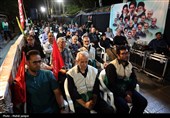 یاوران رضوی در هفتمین روز تدفین امام شهید امت