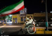 یاوران رضوی در هفتمین روز تدفین امام شهید امت