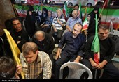 یاوران رضوی در هفتمین روز تدفین امام شهید امت