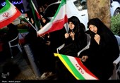 یاوران رضوی در هفتمین روز تدفین امام شهید امت