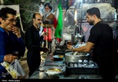یاوران رضوی در هفتمین روز تدفین امام شهید امت