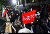 یاوران رضوی در هفتمین روز تدفین امام شهید امت