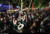 یاوران رضوی در هفتمین روز تدفین امام شهید امت