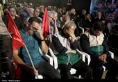 یاوران رضوی در هفتمین روز تدفین امام شهید امت