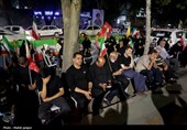 یاوران رضوی در هفتمین روز تدفین امام شهید امت