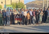 جان‌فدای ایران به دهدشت آمد