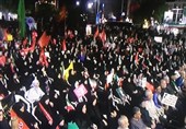 اجتماعات شبانه مردم ورامین؛ تجلی همبستگی ملی و حمایت از مدافعان ایران