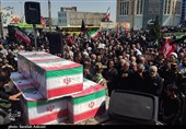 تشییع حماسی سه شهید رفسنجانی؛ از وداع مردم تا تأکید بر ادامه راه شهدا
