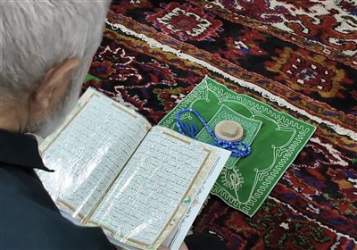 محفل ختم قرآن به مناسبت شهادت رهبر انقلاب در ایلخچی