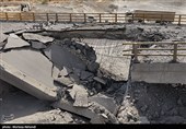 Ущерб от ракетных ударов США по мостам в городах на юге Ирана