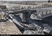 Ущерб от ракетных ударов США по мостам в городах на юге Ирана