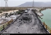 Ущерб от ракетных ударов США по мостам в городах на юге Ирана