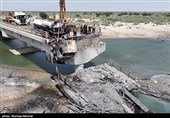 Ущерб от ракетных ударов США по мостам в городах на юге Ирана
