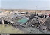 Ущерб от ракетных ударов США по мостам в городах на юге Ирана