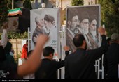 محفل انس با قرآن کریم به یاد امام شهید ایران در گلزار شهدای کرمان