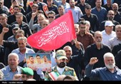 تشییع باشکوه سه سرباز شهید پادگان بمپور در رفسنجان