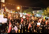 خروش انقلابی یاسوج در شب 140 ایستادگی