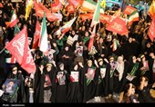 خروش انقلابی یاسوج در شب 140 ایستادگی