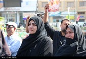 تشییع باشکوه سه سرباز شهید پادگان بمپور در رفسنجان