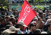 تشییع باشکوه سه سرباز شهید پادگان بمپور در رفسنجان