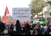 تشییع باشکوه سه سرباز شهید پادگان بمپور در رفسنجان