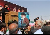 تشییع باشکوه سه سرباز شهید پادگان بمپور در رفسنجان