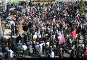 تشییع باشکوه سه سرباز شهید پادگان بمپور در رفسنجان