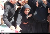 تشییع باشکوه سه سرباز شهید پادگان بمپور در رفسنجان