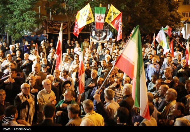 خروش شبانه یاسوجیها در سنگر خیابان؛ 141 شب فریاد علیه استکبار+تصاویر شهید امام خامنه ای (ره) , اخبار یاسوج ,