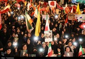 خروش شبانه یاسوجی‌ها در سنگر خیابان؛ 141 شب فریاد علیه استکبار+تصاویر